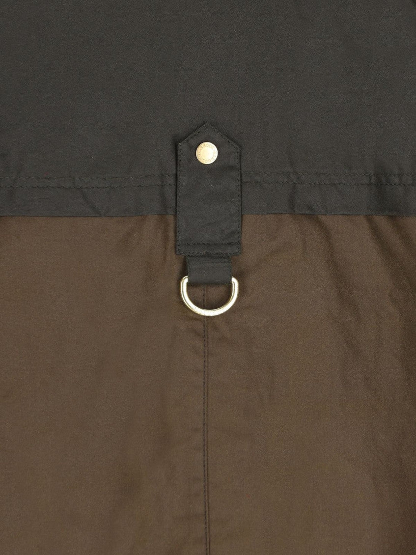 Brown Band Collar Jacket 4