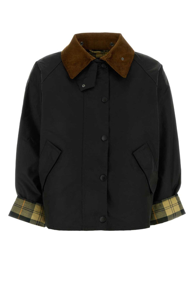 Black Shirt Collar Jacket 1