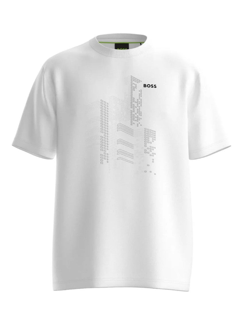 White Logo Crewneck T-Shirt 1