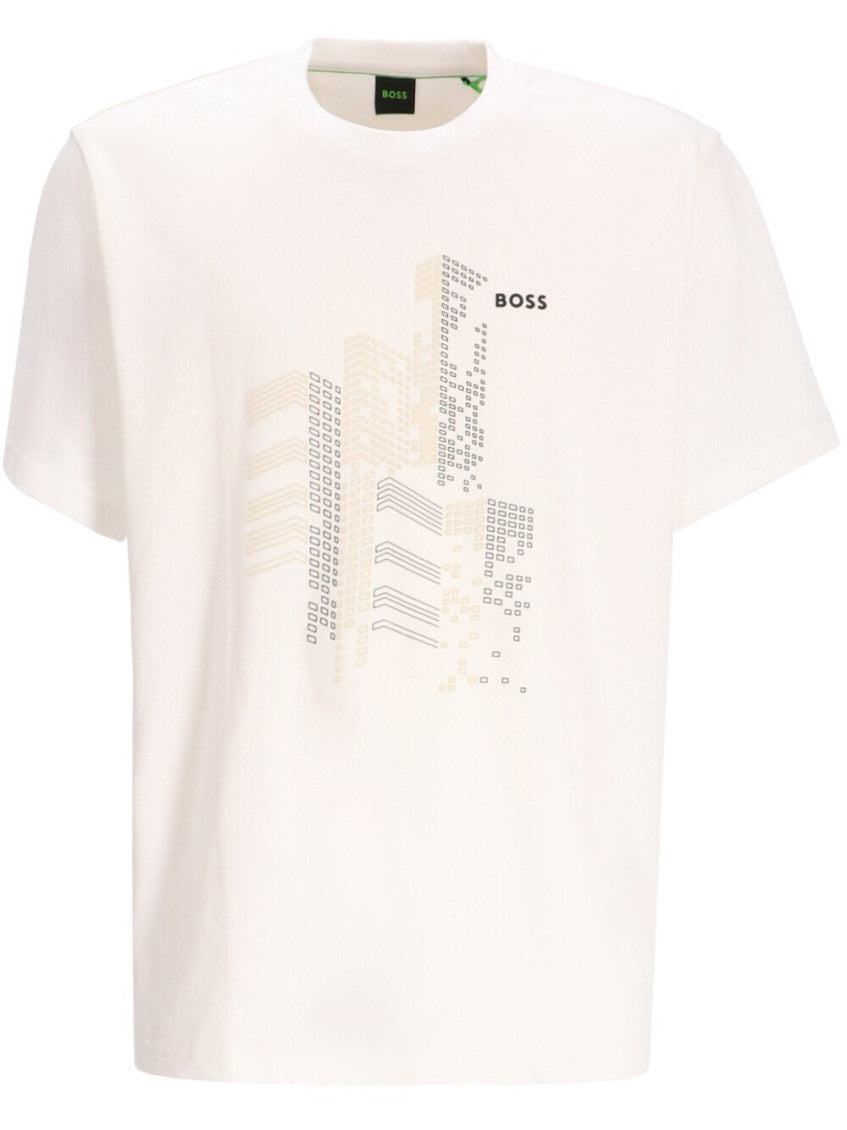 White Logo Crewneck T-Shirt 5