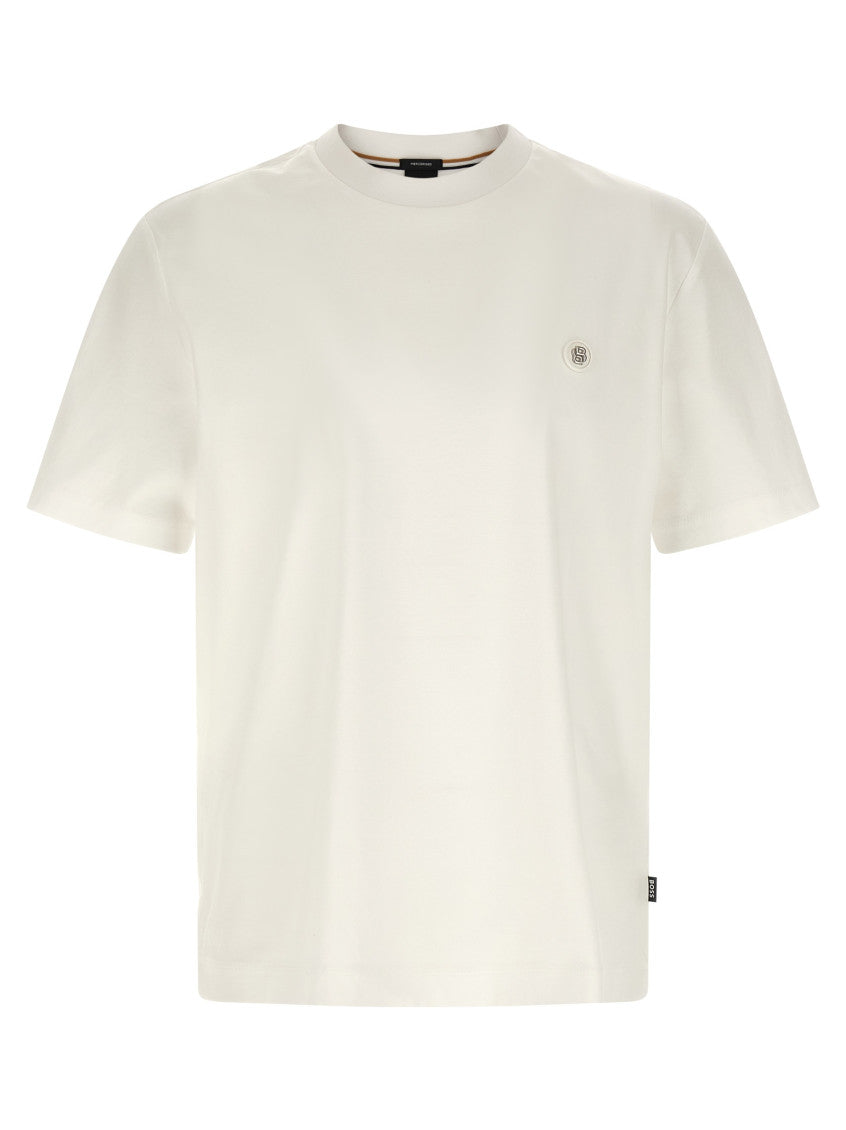 White Crewneck Logo Shirt 1