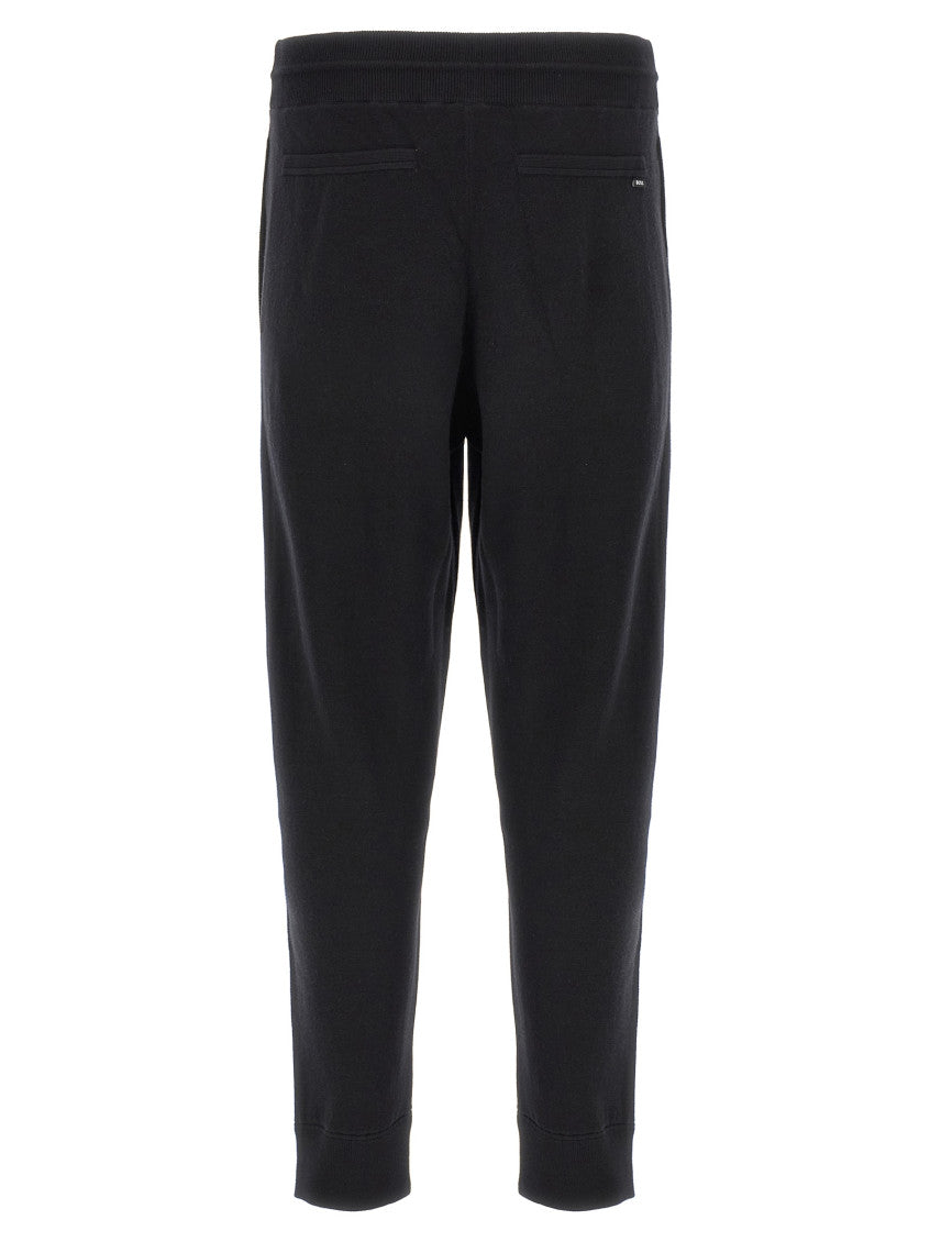 Black Elastic Waistband Joggers 2