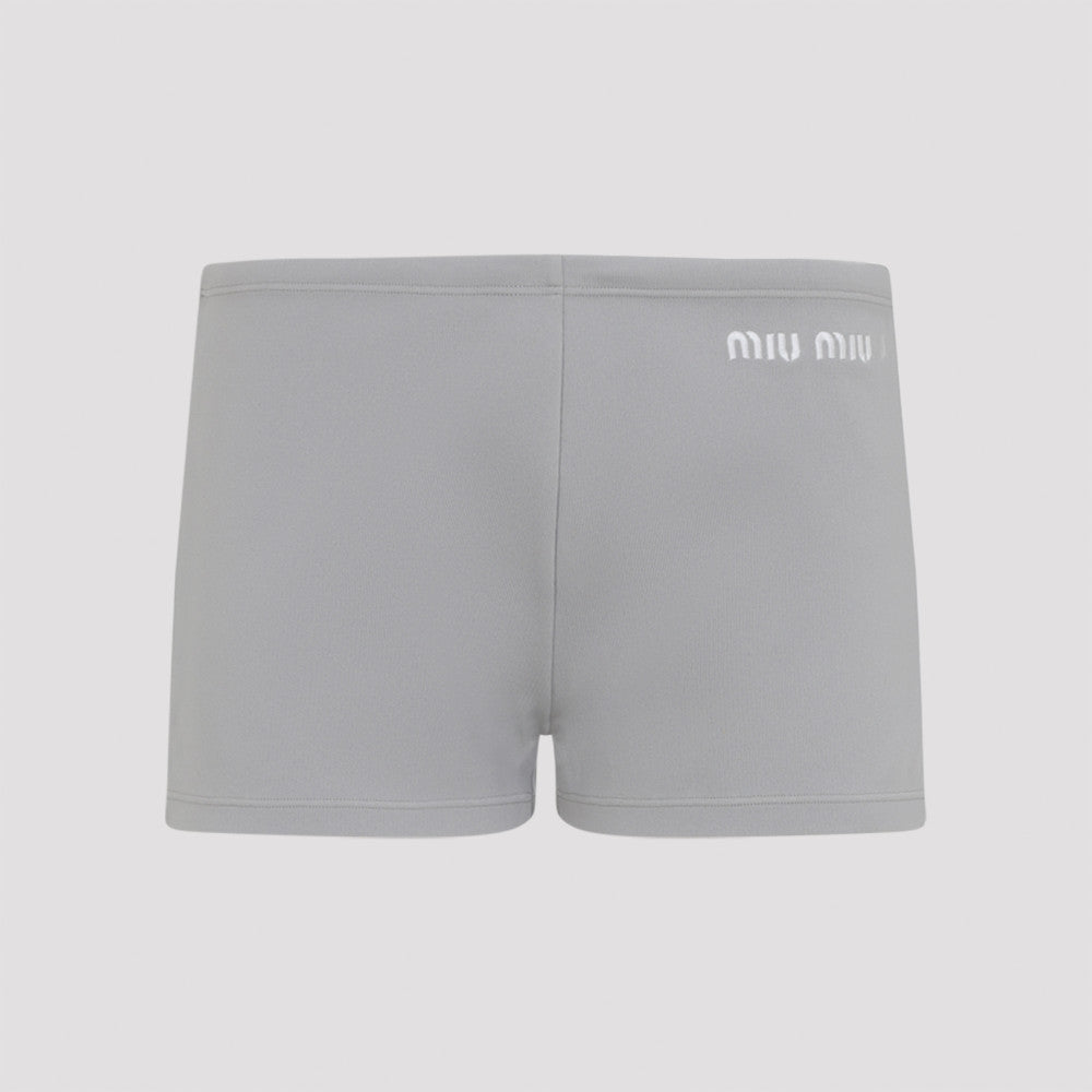 Grey Polyamide Shorts 3