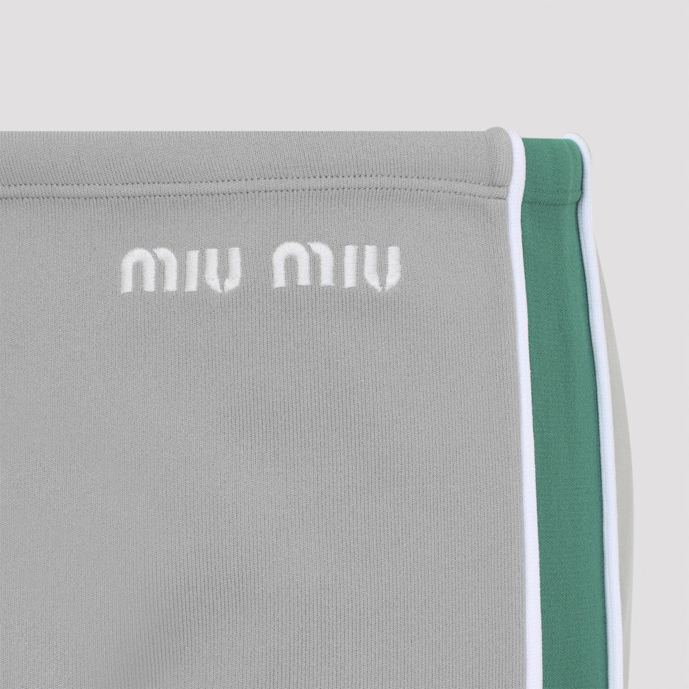 Grey Polyamide Shorts 5