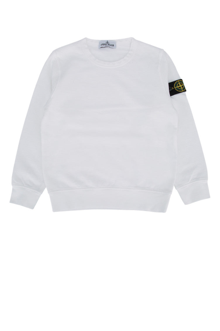 Kids White Crewneck Sweatshirt 1