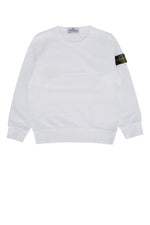 Kids White Crewneck Sweatshirt 1