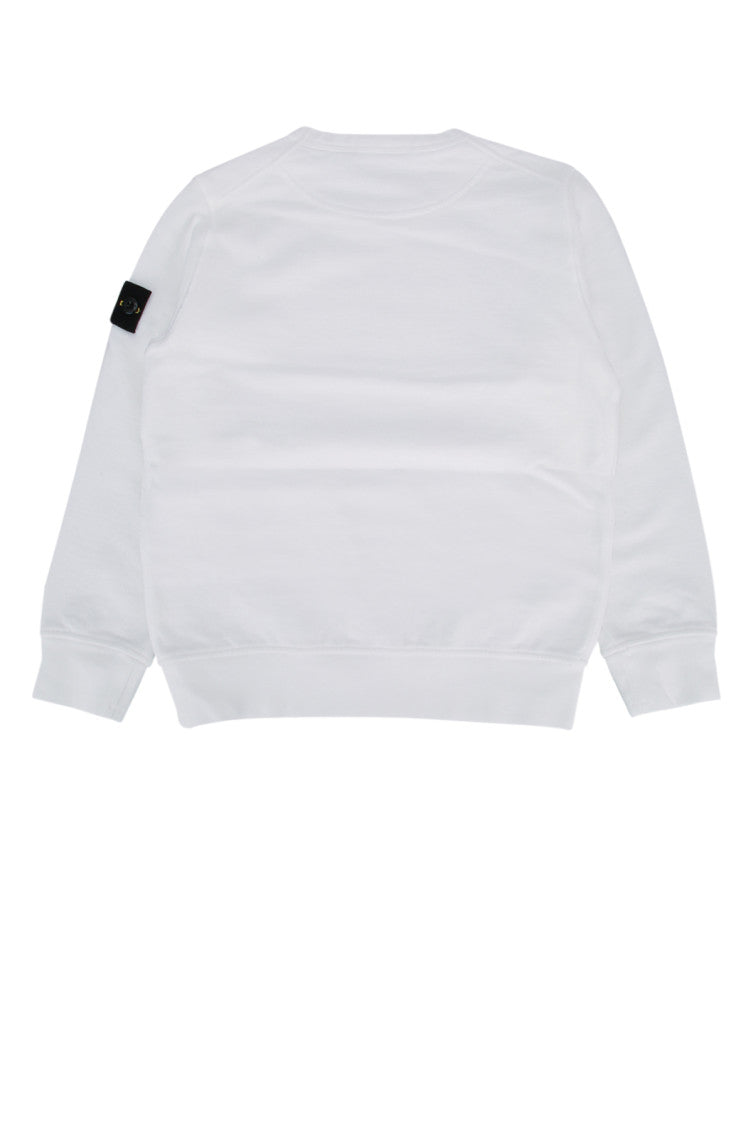 Kids White Crewneck Sweatshirt 2