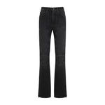 Black Vintage Cotton Denim Jeans 1