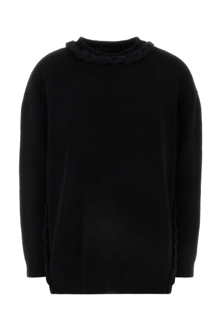 Black wool sweater 1