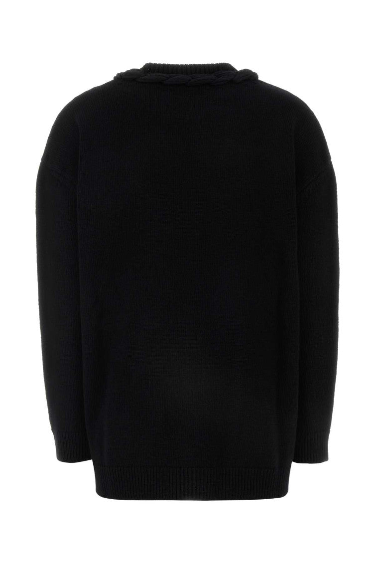 Black wool sweater 2