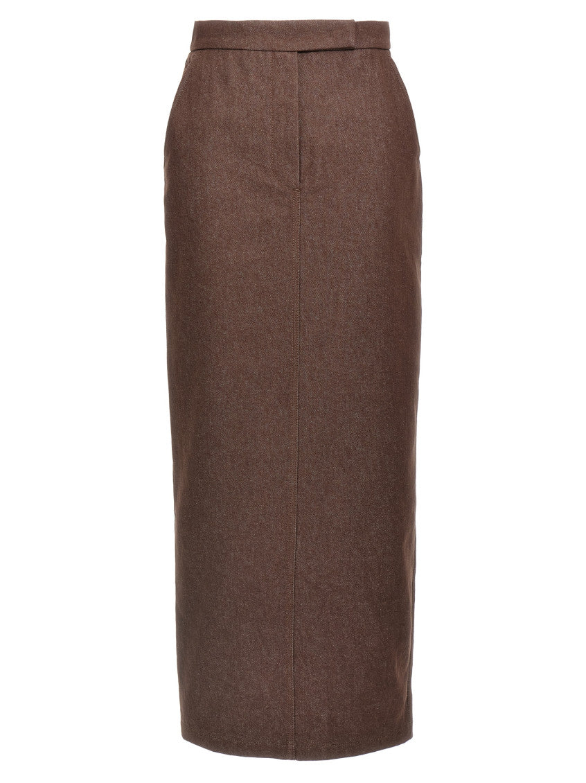 Brown 'Pianosa' Skirt 1
