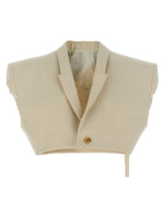 Beige 'Micro tatlin' vest 1