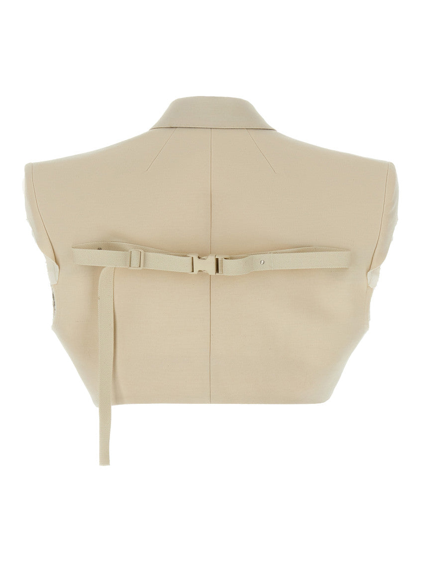 Beige 'Micro tatlin' vest 2