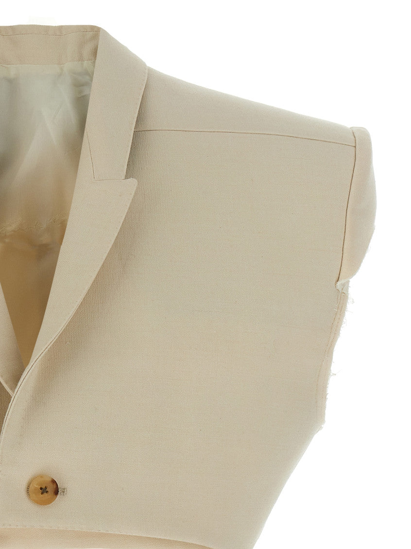 Beige 'Micro tatlin' vest 3