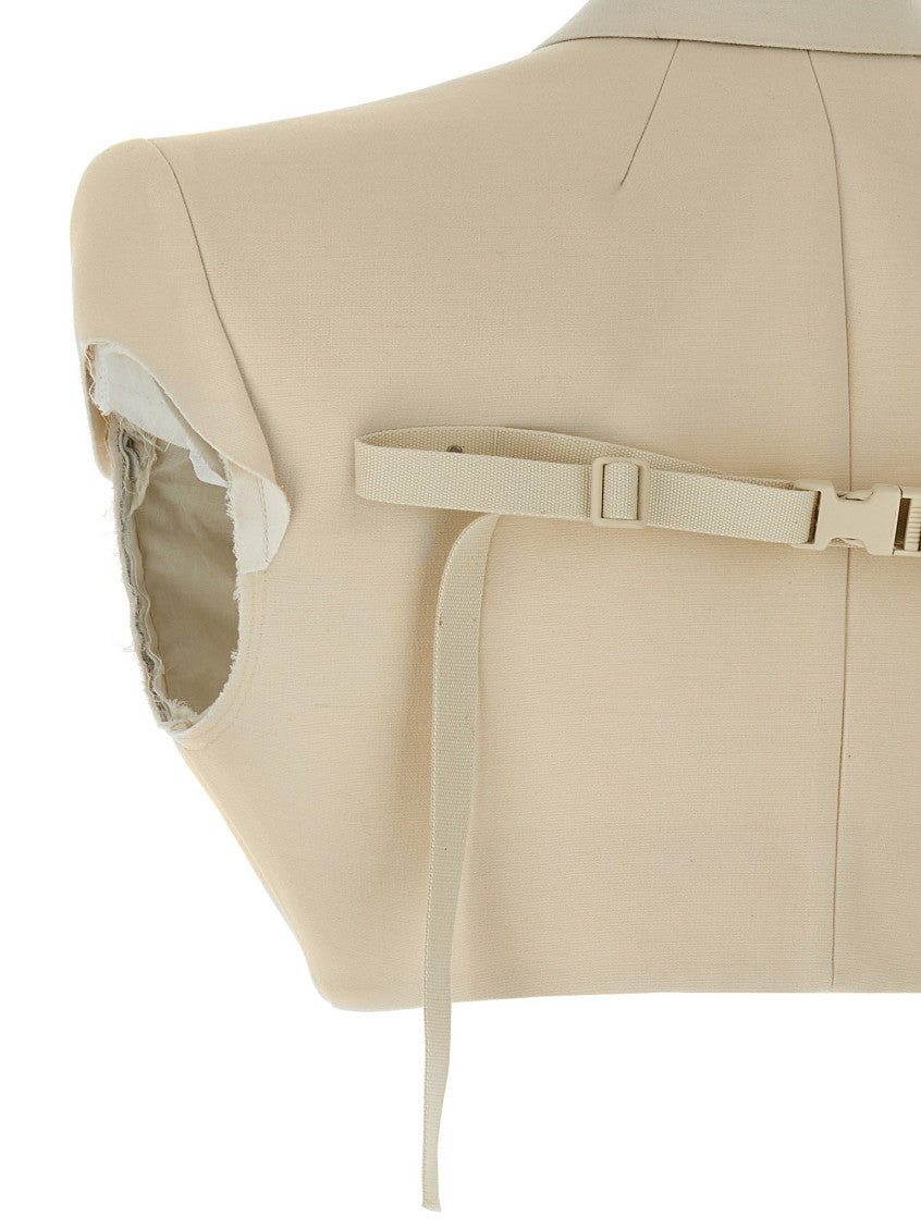 Beige 'Micro tatlin' vest 4