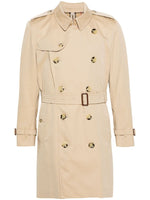 Beige Double-breasted Coat 1