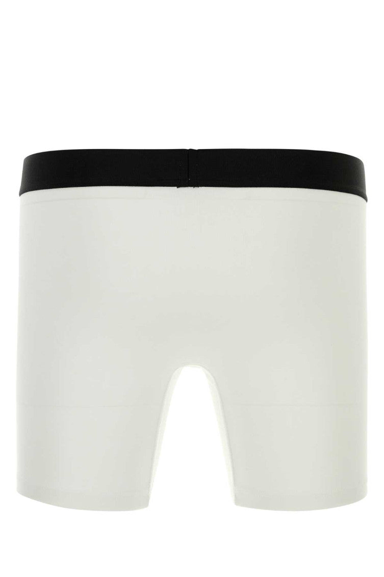 White Stretch Swimming Trunk 2