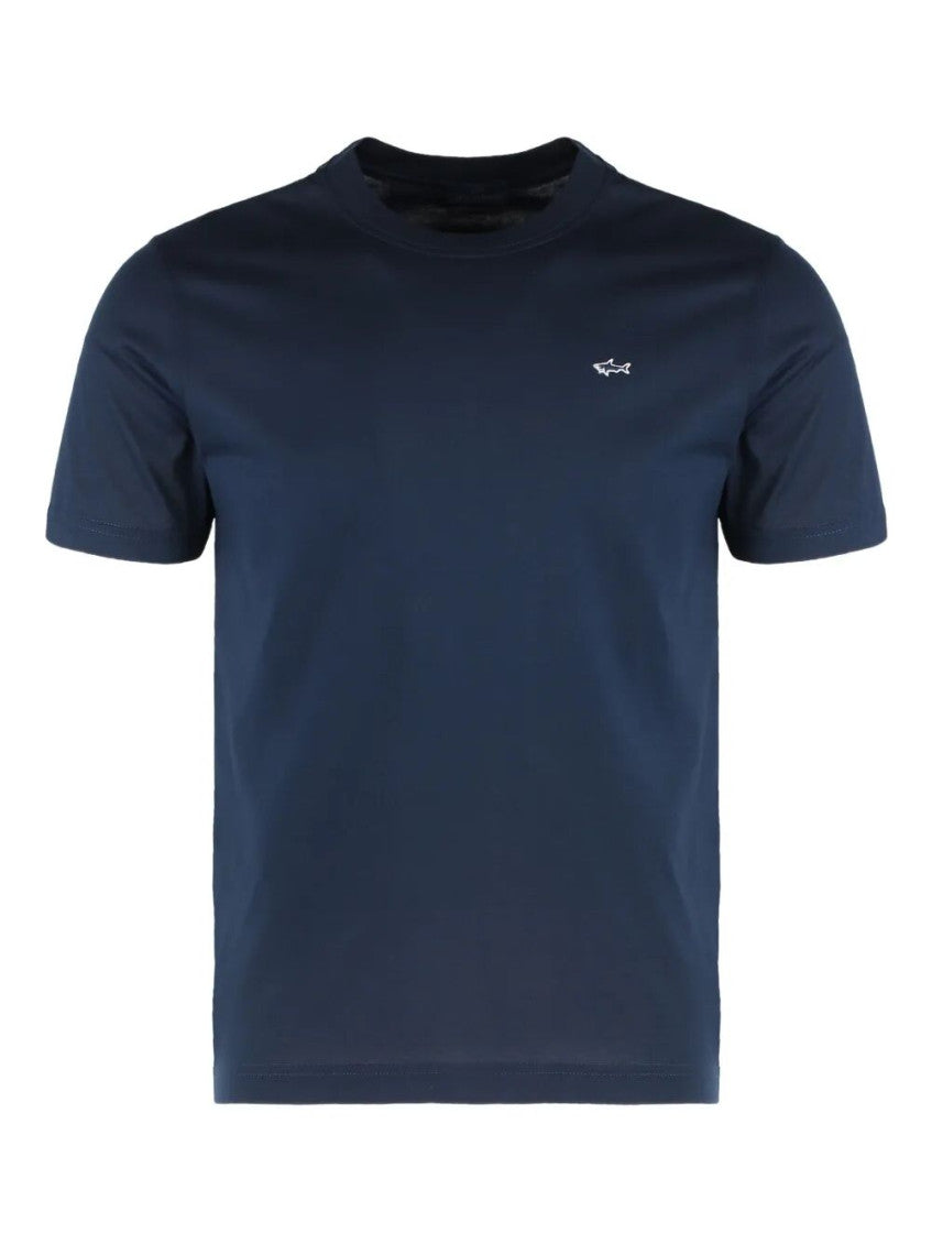 Navy Blue Cotton T-Shirt 1