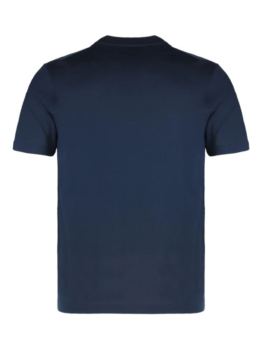 Navy Blue Cotton T-Shirt 2