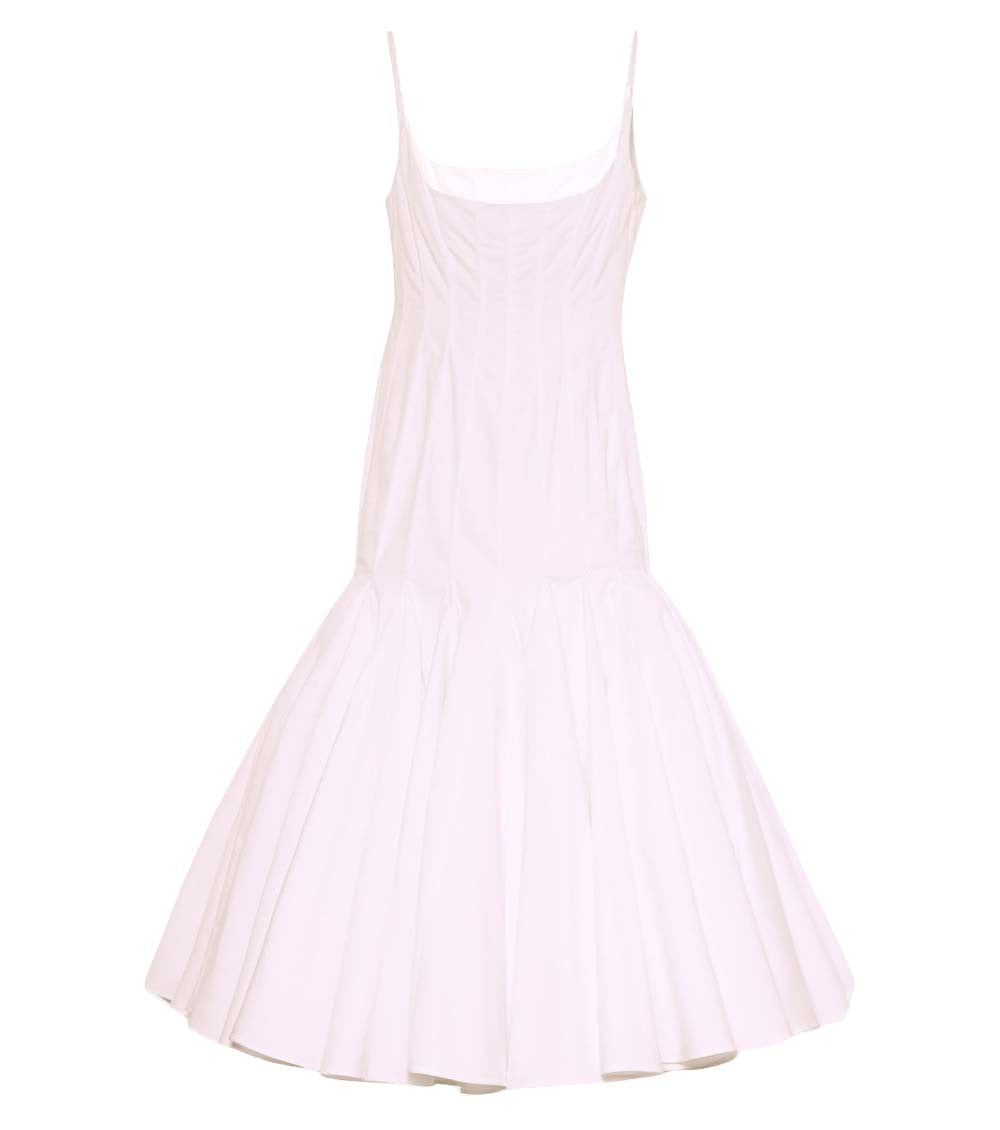 Pink Square Neck Midi Dress 2