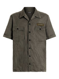Grey Cotton Printed Shirt 1