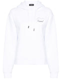 White Mesh Heart Sweatshirt 1