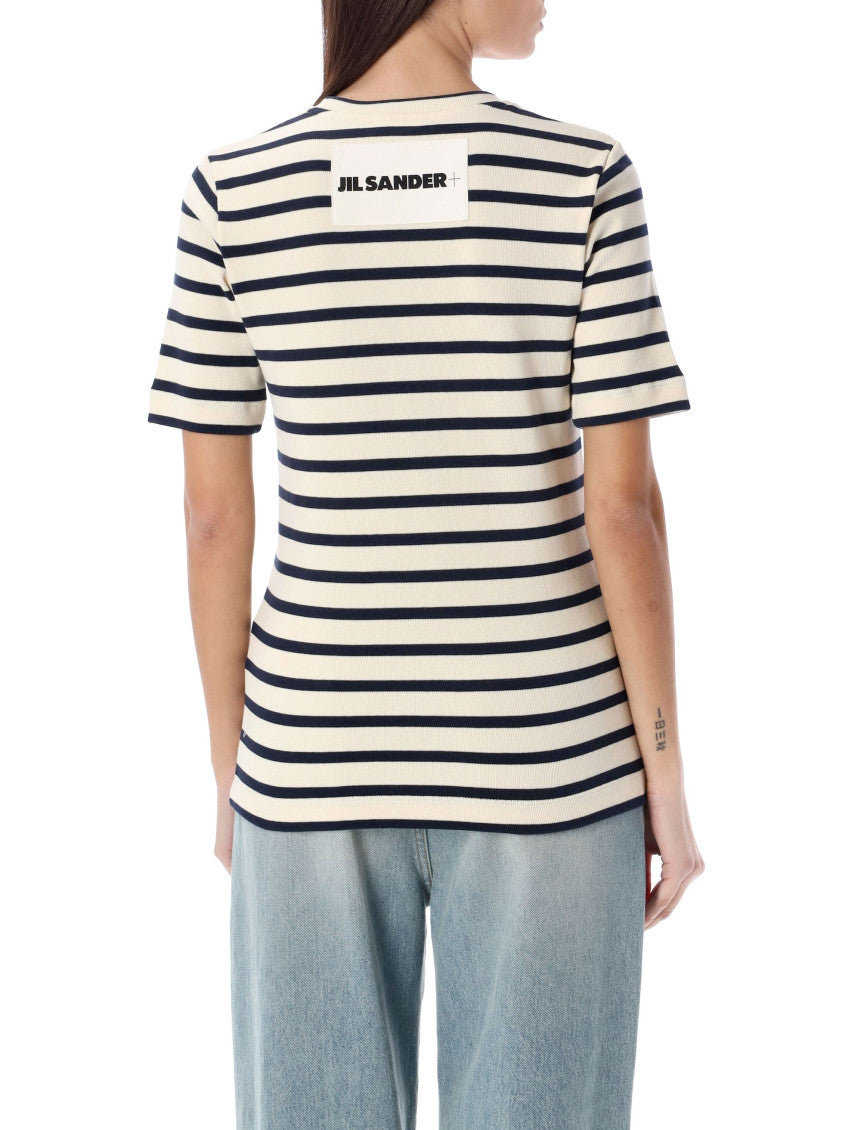 White striped cotton T-shirt 2