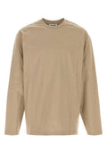 Light Beige Solid T-Shirt 1