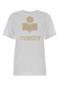 White Logo Round Neck T-Shirt 1