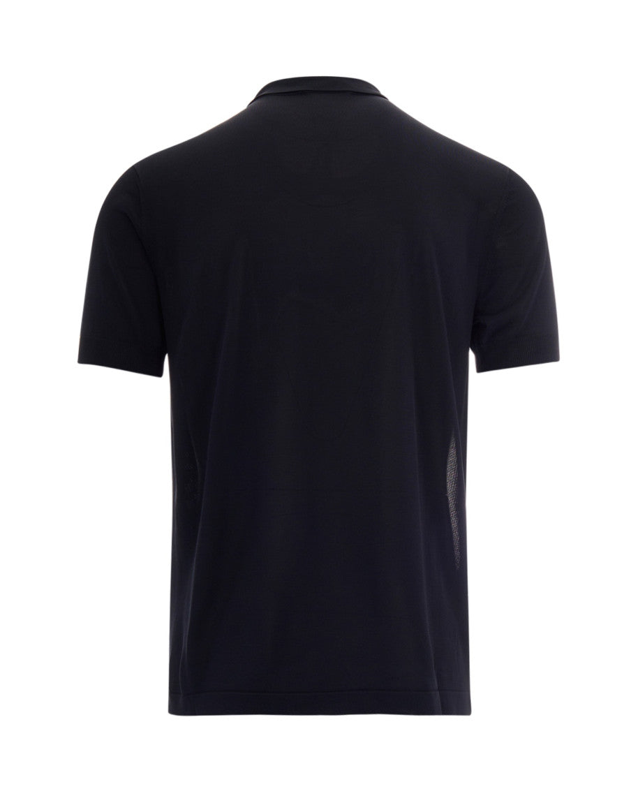 Blue Viscose Polo 2