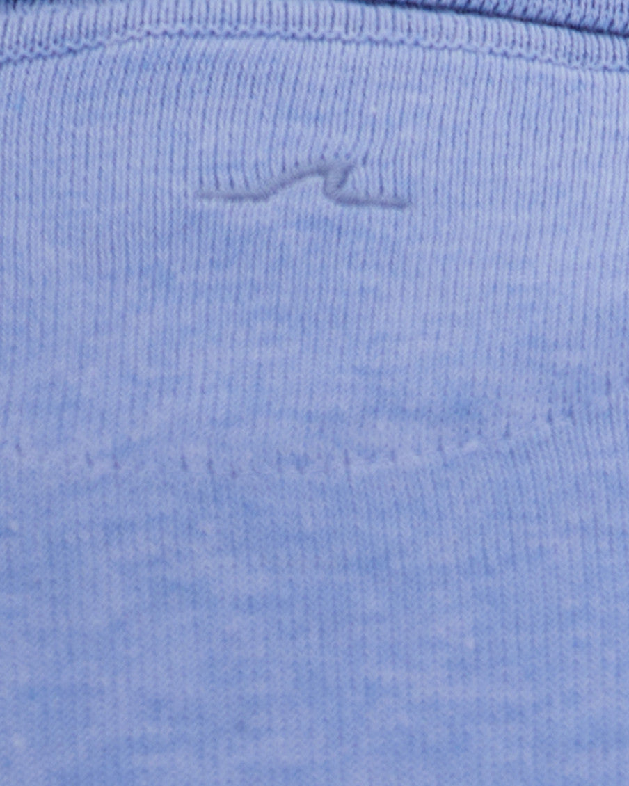 Blue Solid Short Sleeves Polo 2