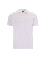 White Solid Shirt Collar Polo 1