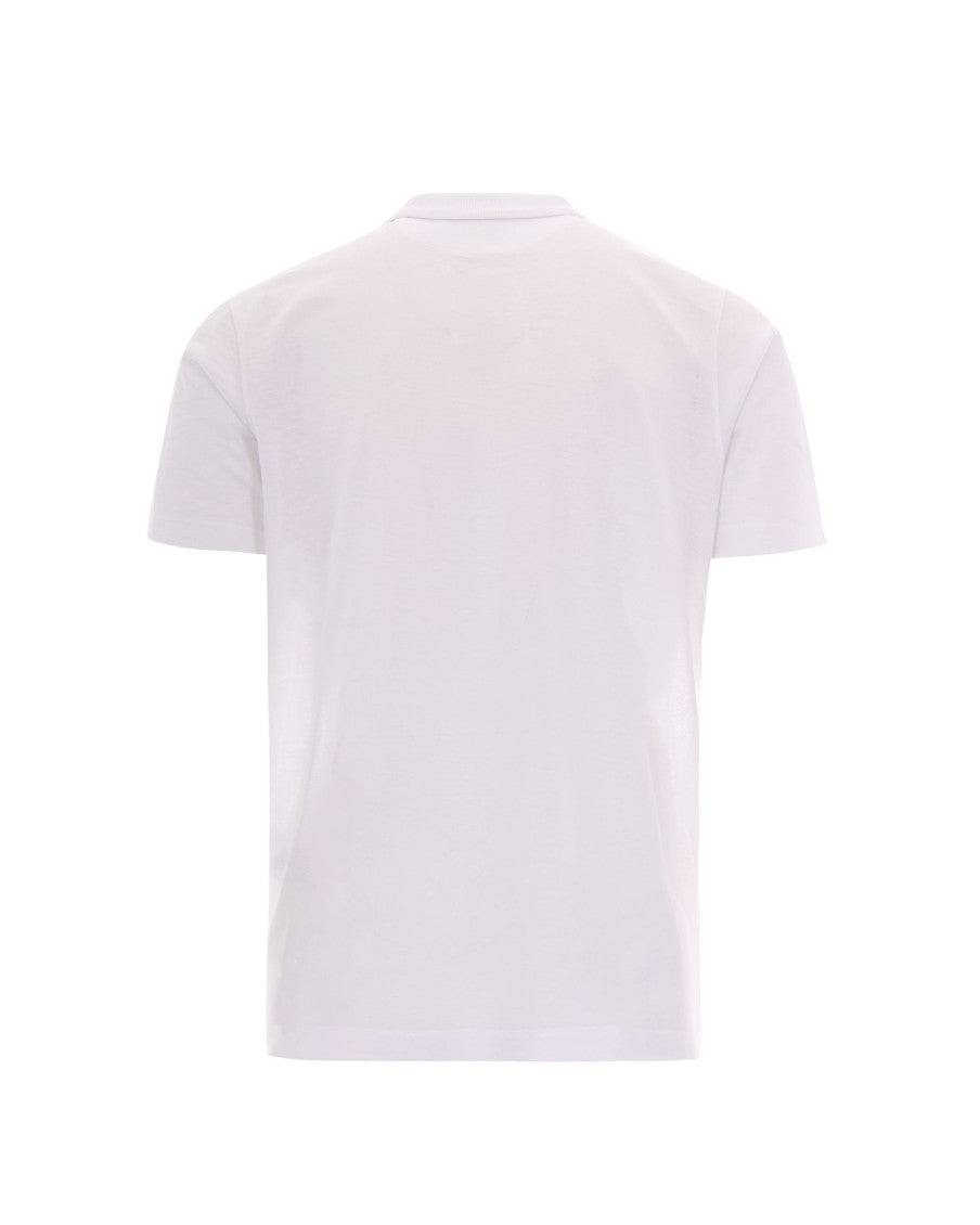 White Solid Shirt Collar Polo 3