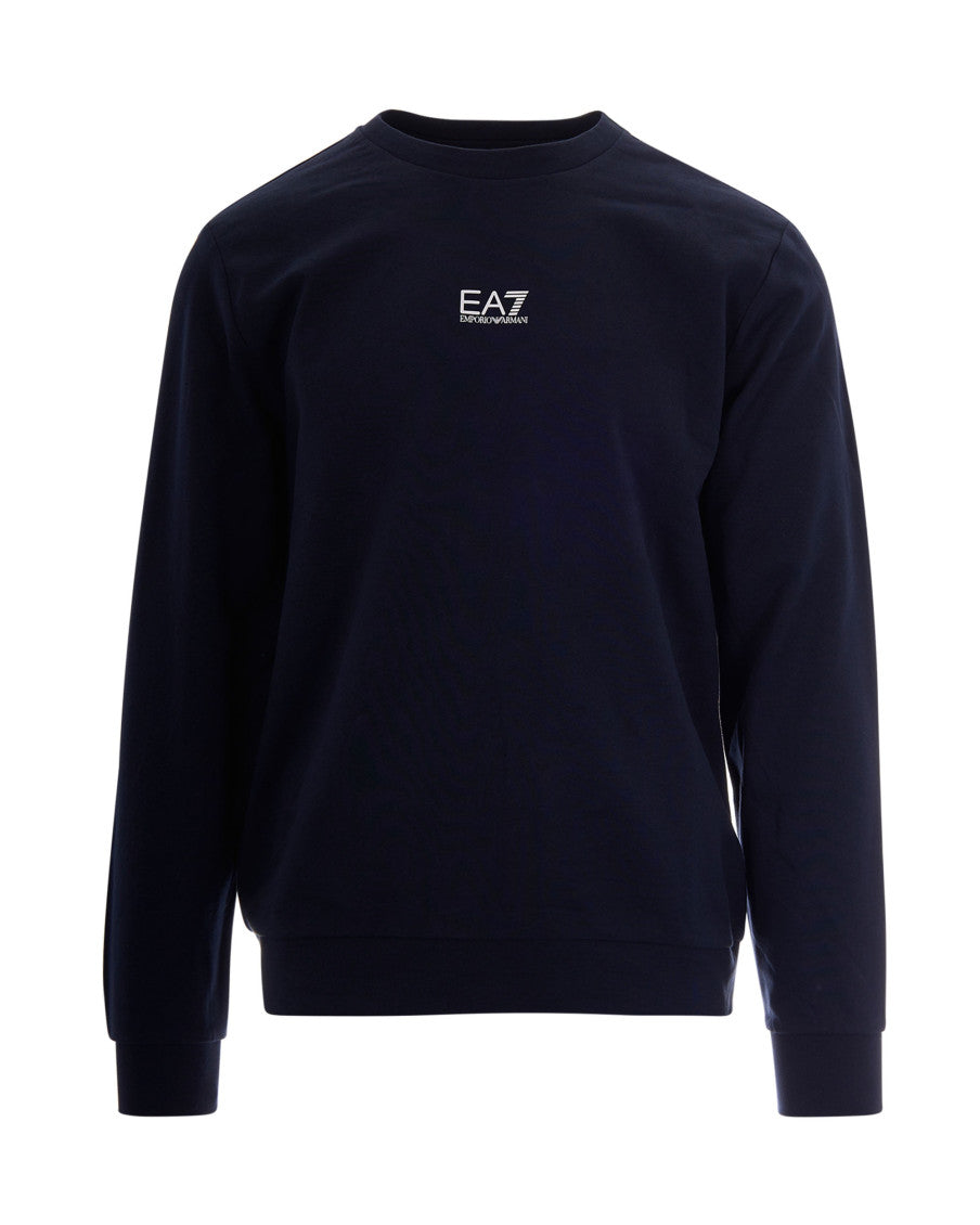 Blue Logo Crew Neck Sweatshirt 1
