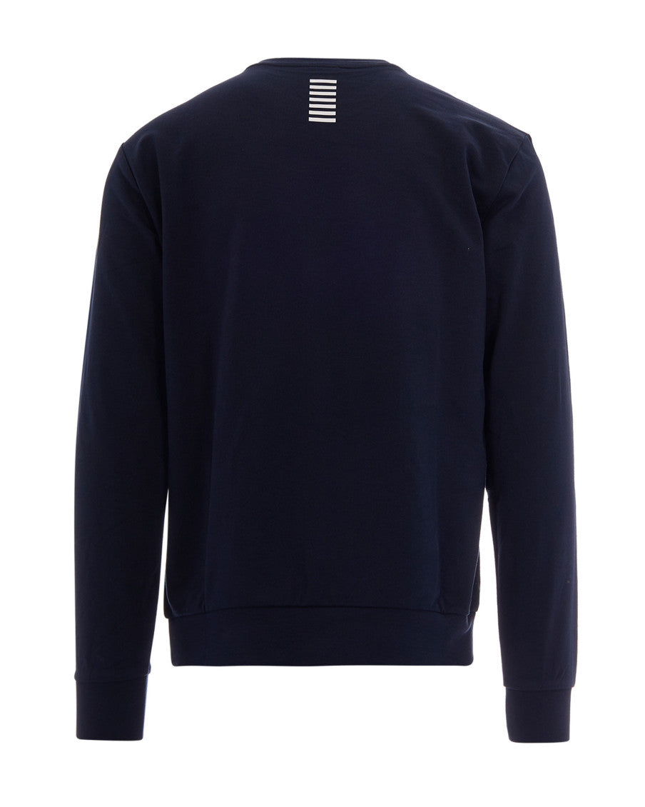 Blue Logo Crew Neck Sweatshirt 2