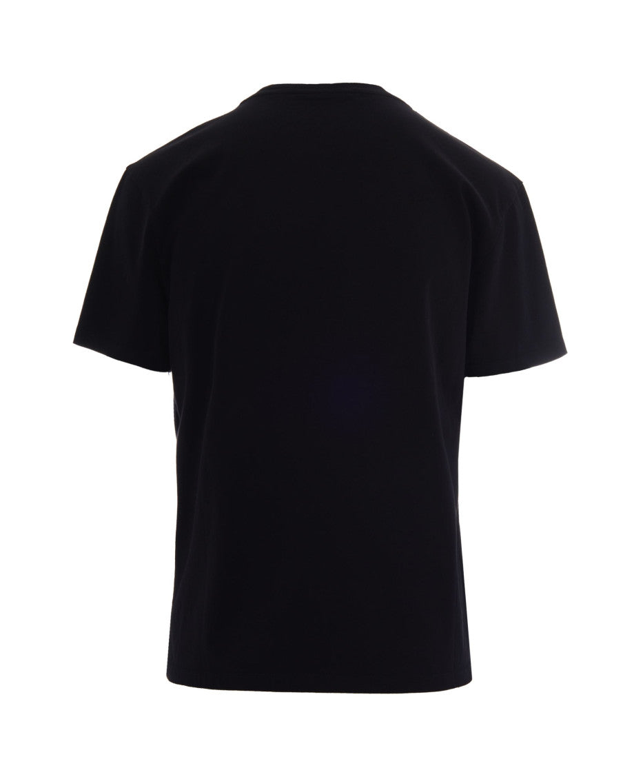 Black Logo Crew Neck T-Shirt 2