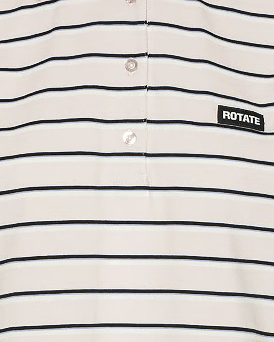 Pink Stripes Shirt Collar Polo 3