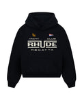 Black Graphic Hood Sweatshirt 1