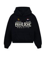 Black Graphic Hood Sweatshirt 1