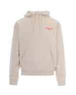 Beige Logo Hood Sweatshirt 1