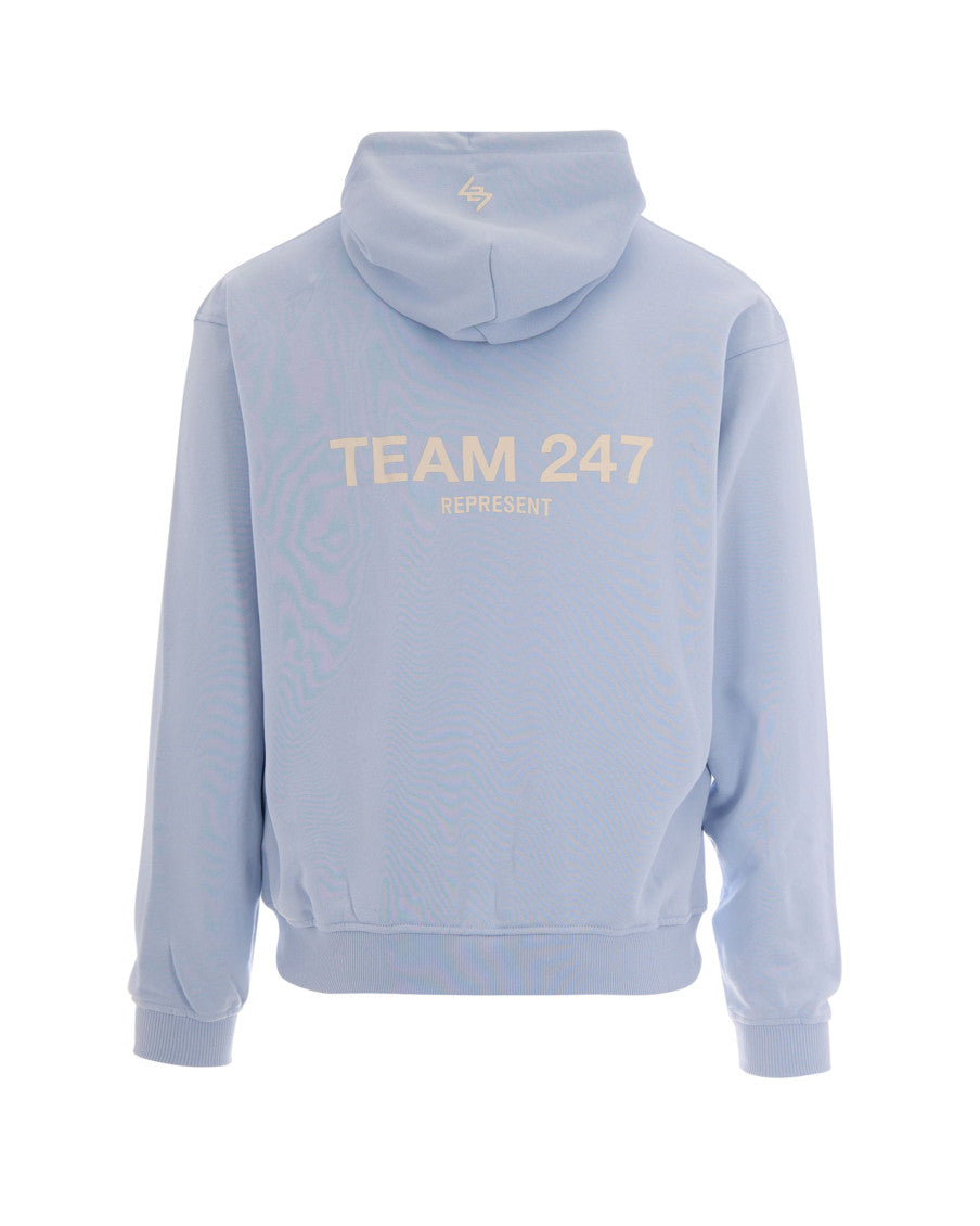 Light Blue Hood Sweatshirt 3