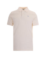Off White Solid Polo 1