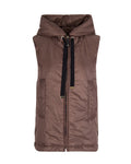 Brown Solid Hood Jacket 1