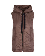 Brown Solid Hood Jacket 1