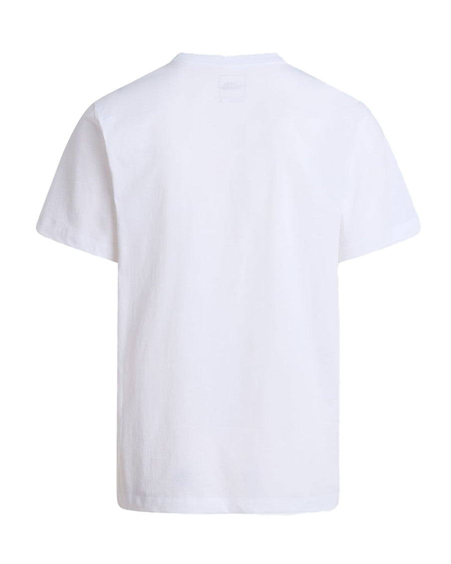 White Logo Crew Neck T-Shirt 3
