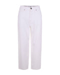 White Regular Mid Rise Jeans 1