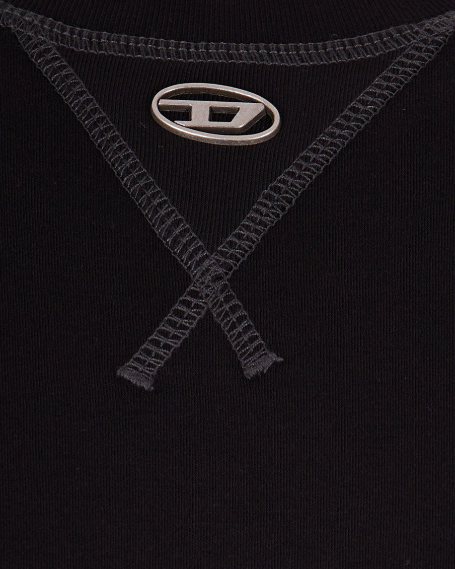 Black Crew Neck T-Shirt 2