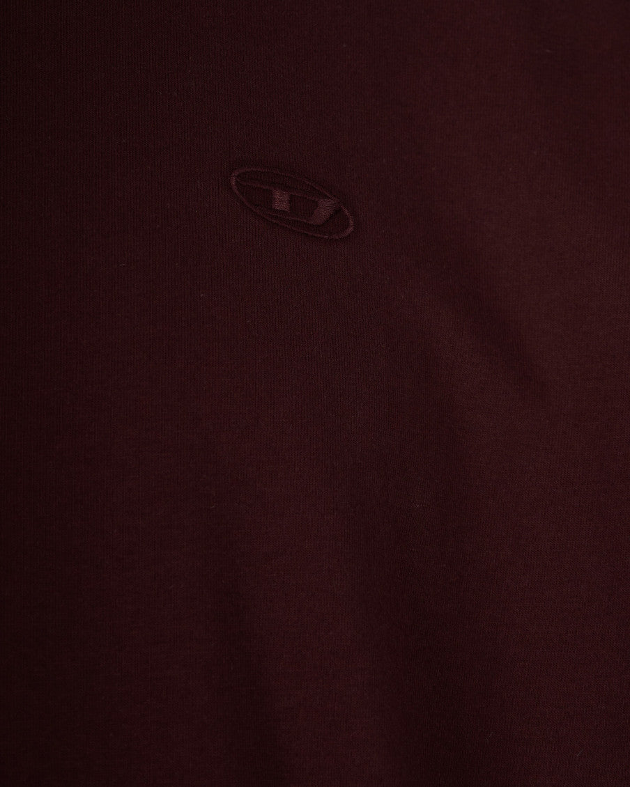 Maroon Crew Neck T-Shirt 2
