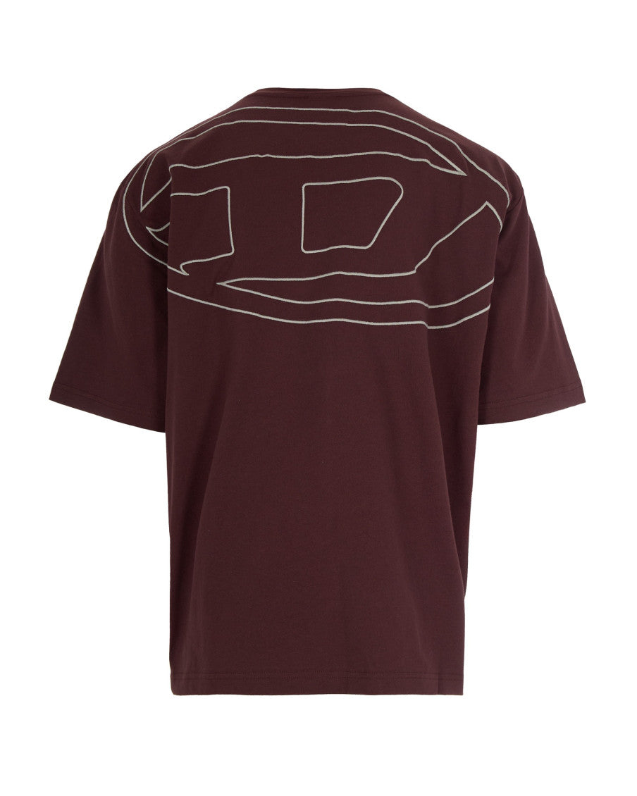 Maroon Crew Neck T-Shirt 3