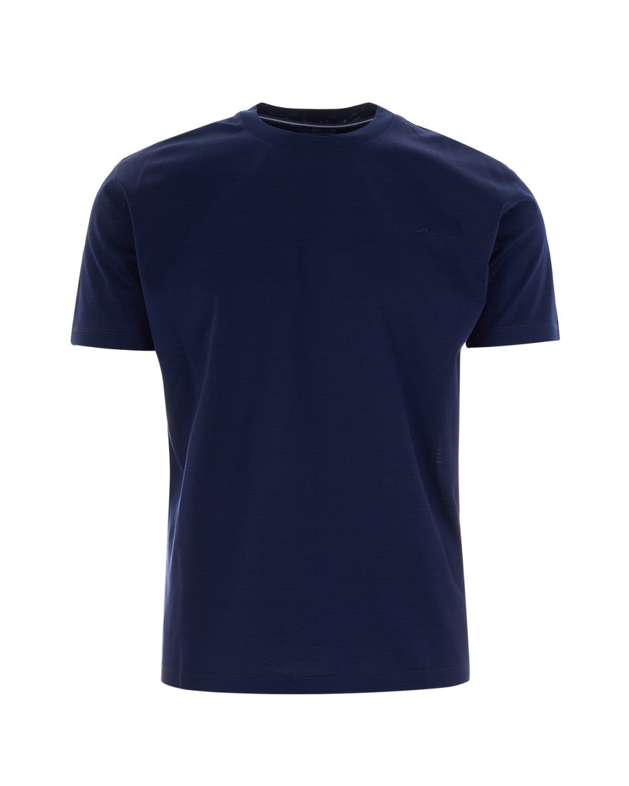 Blue Round Neck T-Shirt 1